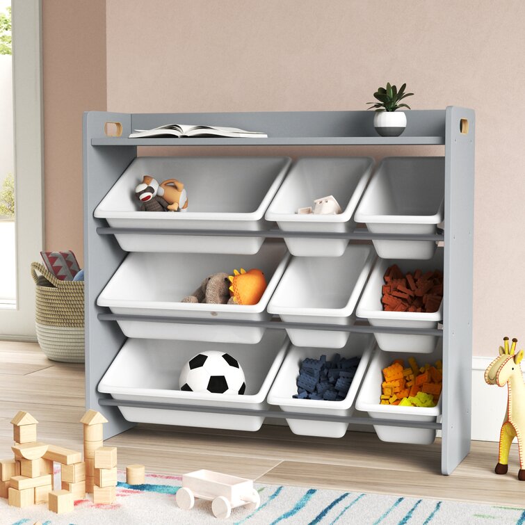 Toy best sale organizer grey